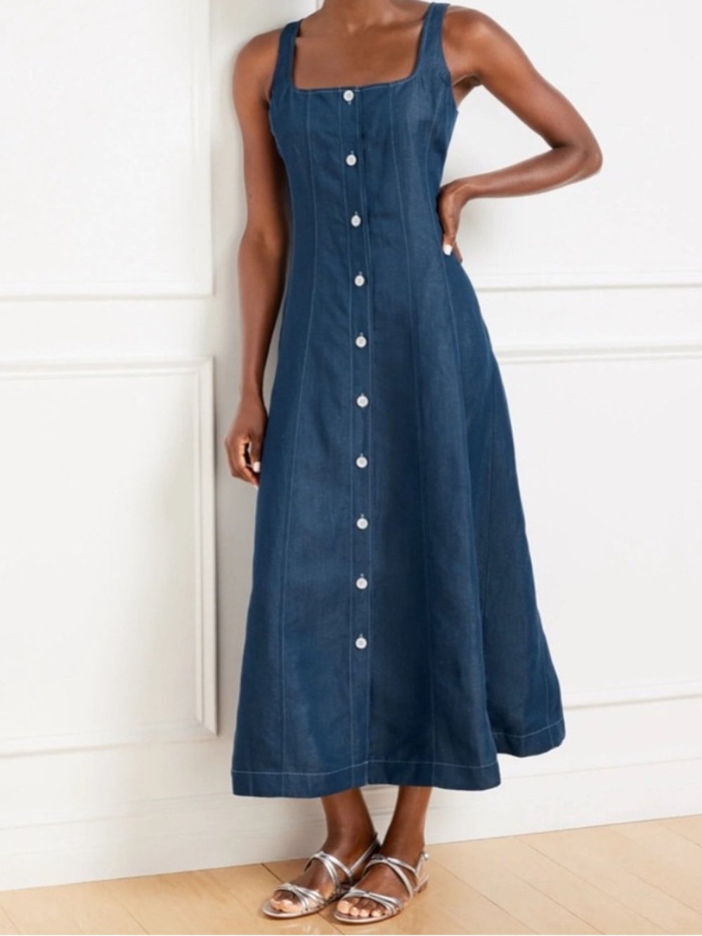 Talbots SEAM DETAIL FIT & FLARE DRESS new 🆕